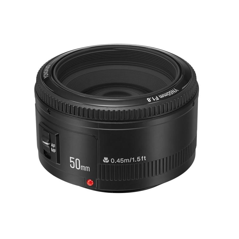 Canon EF 50mm f/1.8 STM - Affordable and versatile prime lens.