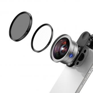 32X Macro Lens for iPhone Android 40-90mm Focus Distance with CPL & Starlight Filter