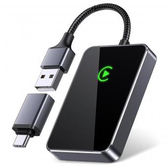 Trådløs Apple Play Adapter 5,8GHz Stabil tilkobling Auto-kobling Støtte Multi User Kentfaith Trådløs Apple Play Adapter 5,8GHz Stabil tilkobling Auto-kobling Støtte Multi User Kentfaith