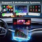 Adaptador Wireless Carplay Android Auto Netflix YouTube Streaming Plug & Play Kentfaith