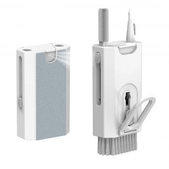 8-in-1 Reinigungsset, Multifunktionales Elektronisches Reinigungsbürstenwerkzeug für Airpod Pro / Tastatur / Ohrhörer / MacBook / Kopfhörer / iPad / iPhone
