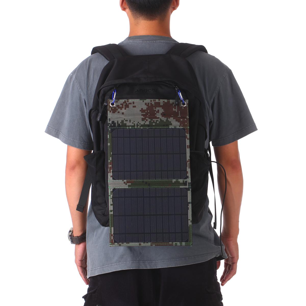 12W Portable Solar Chargers 5V USB Small Power Emergency PET Panels