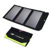 21W Solar Charger med 10000mAh Power Bank och 3 snabbladdning USB-A / USB-C portar, IP66 vattentät bärbar solpanel för camping vandring Kompatibel med iPhone iPad Samsung hörlurar