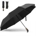 Windproof Umbrella, 53.5in Arc Canopy for 2, with 10 Fiberglass Ribs, Auto Open & Close, One-shake Dry, Kentfaith