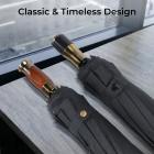 Windproof Umbrella, 53.5in Arc Canopy for 2, with 10 Fiberglass Ribs, Auto Open & Close, One-shake Dry, Kentfaith