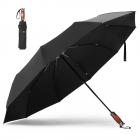 Windproof Umbrella, 53.5in Arc Canopy for 2, with 10 Fiberglass Ribs, Auto Open & Close, One-shake Dry, Kentfaith