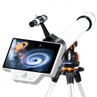 Caméra pour oculaire de télescope 5" avec WiFi, 2K, 40MP, compatible avec interfaces d'oculaire 0.965"/1.25" Kentfaith 