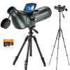 4K Spotting Scope con Fotocamera, Monoculare ad Alta Potenza con Display da 3 pollici per Foto/Video HD da 30MP per Bird Watching, Luna e Stelle, Include Treppiede in Alluminio da 1,77m