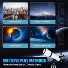 Teleskop do Obserwacji Zaćmienia Księżyca i Gwiazd, Średnica 80mm, Ogniskowa 600mm, z 4K Bezprzewodowym Okularem Elektronicznym, Kentfaith