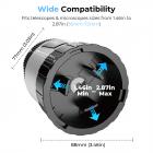 Telescope Electronic Eyepiece with 2K 30FPS Videos, WiFi Live Feed, 2-inch Screen, 2000mAh Battery, Kentfaith