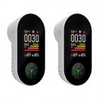 4-em-1 Detector de Monóxido de Carbono e Gás Plug-In, com Monitor de Temperatura e Umidade, Kentfaith