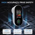 4-em-1 Detector de Monóxido de Carbono e Gás Plug-In, com Monitor de Temperatura e Umidade, Kentfaith