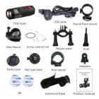 S20+ 2K 30fps Bicicletta Moto Action Camera 170°A+ Obiettivo grandangolare ad alta risoluzione 10m Impermeabile Fotografia da campo/montagna all'aperto Nero