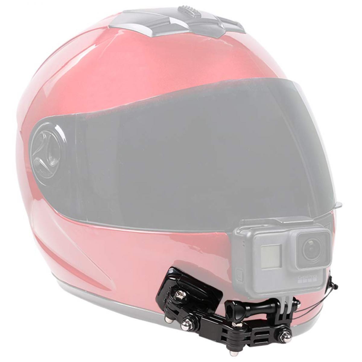 VIZEMO Soporte de correa de barbilla para casco compatible con GoPro Hero  11/10/9/8/7/6/5 Black Hero, AKASO/Campark/DJI Action Camera, con conexión