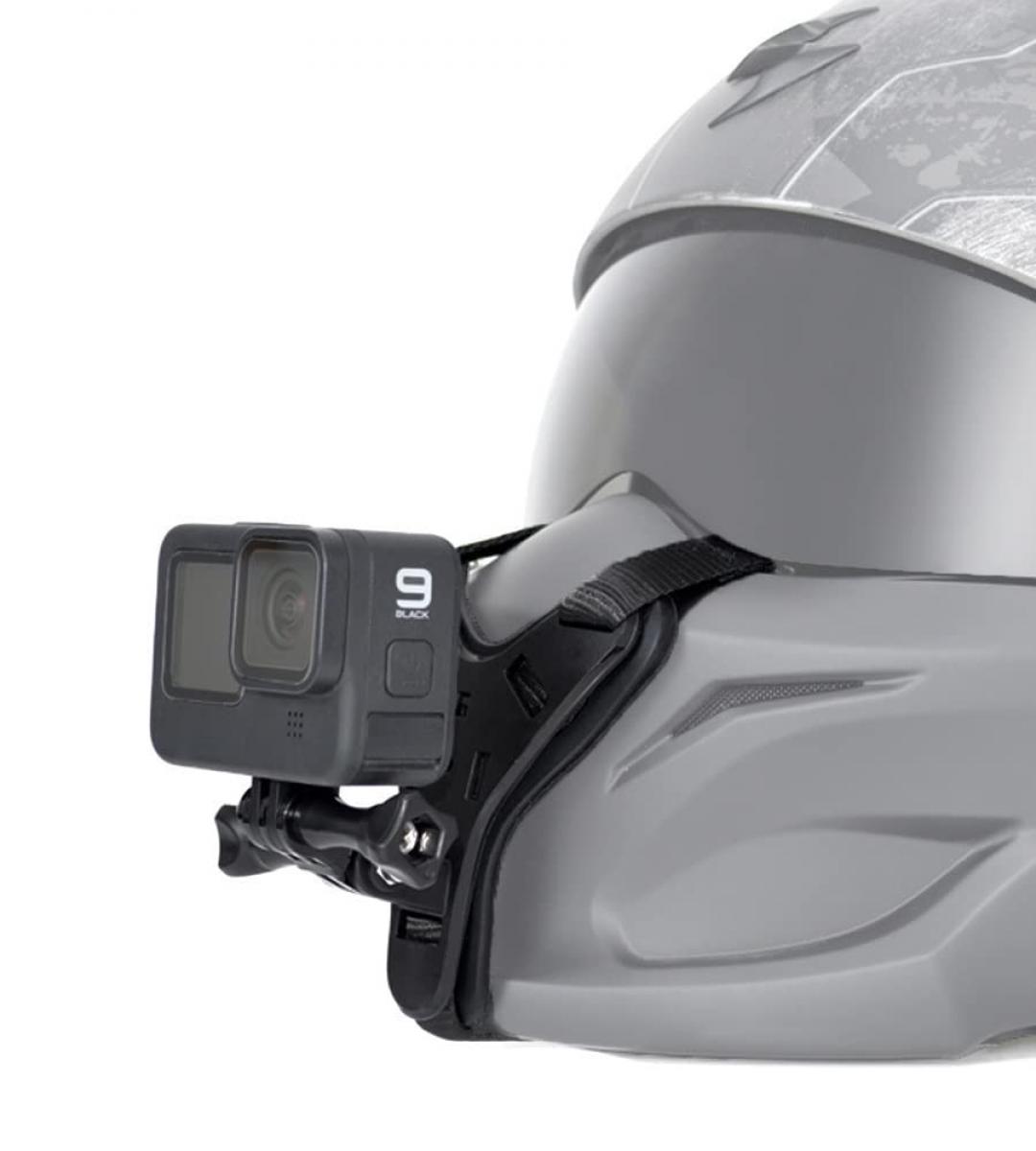 Acheter Support de caméra d'action réglable, installation facile, support  de menton pour casque, sangle de menton pour moto pour GoPro