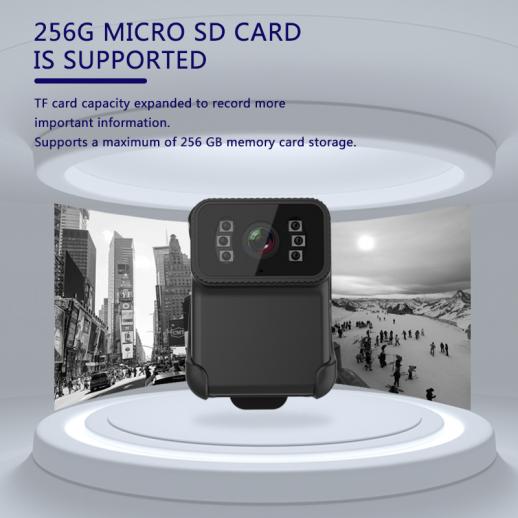 Mini caméra portable CS02, 2MP, 1080P, enregistreur portable WiFi à vision  nocturne infrarouge HD, caméra d'action - K&F Concept