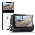 Gravador de carro V55 4K Tela IPS de 3,0" Ângulo de gravação de 170° com Sensor G, GPS, WiFi, Gravação em loop, Monitoramento de estacionamento, Visão noturna (4K @3840*2160P)