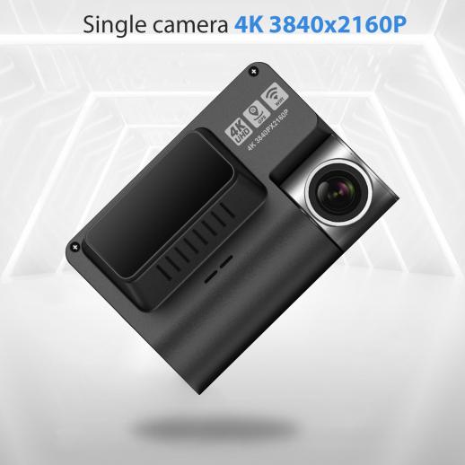 4K Dashcam mit 3-Zoll-IPS-Bildschirm GPS Parküberwachung - KENTFAITH