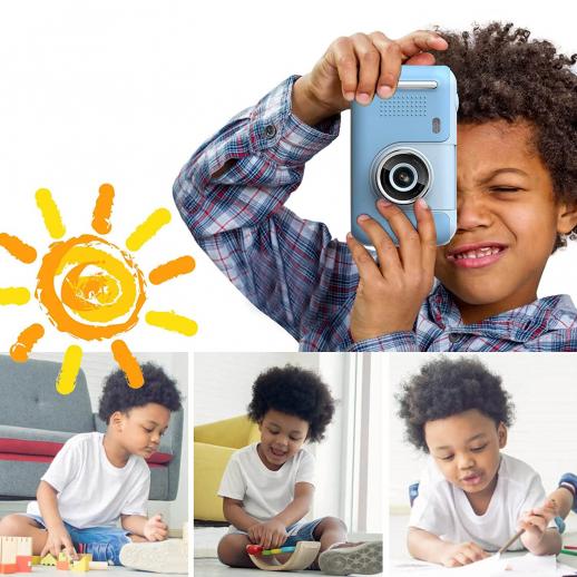 Appareil photo numérique pour enfants S9 avec objectif à bascule, trépied,  1080p, 40 mégapixels, meilleur appareil photo pour enfants pour garçons et  filles à partir de 3 ans bleu - K&F Concept