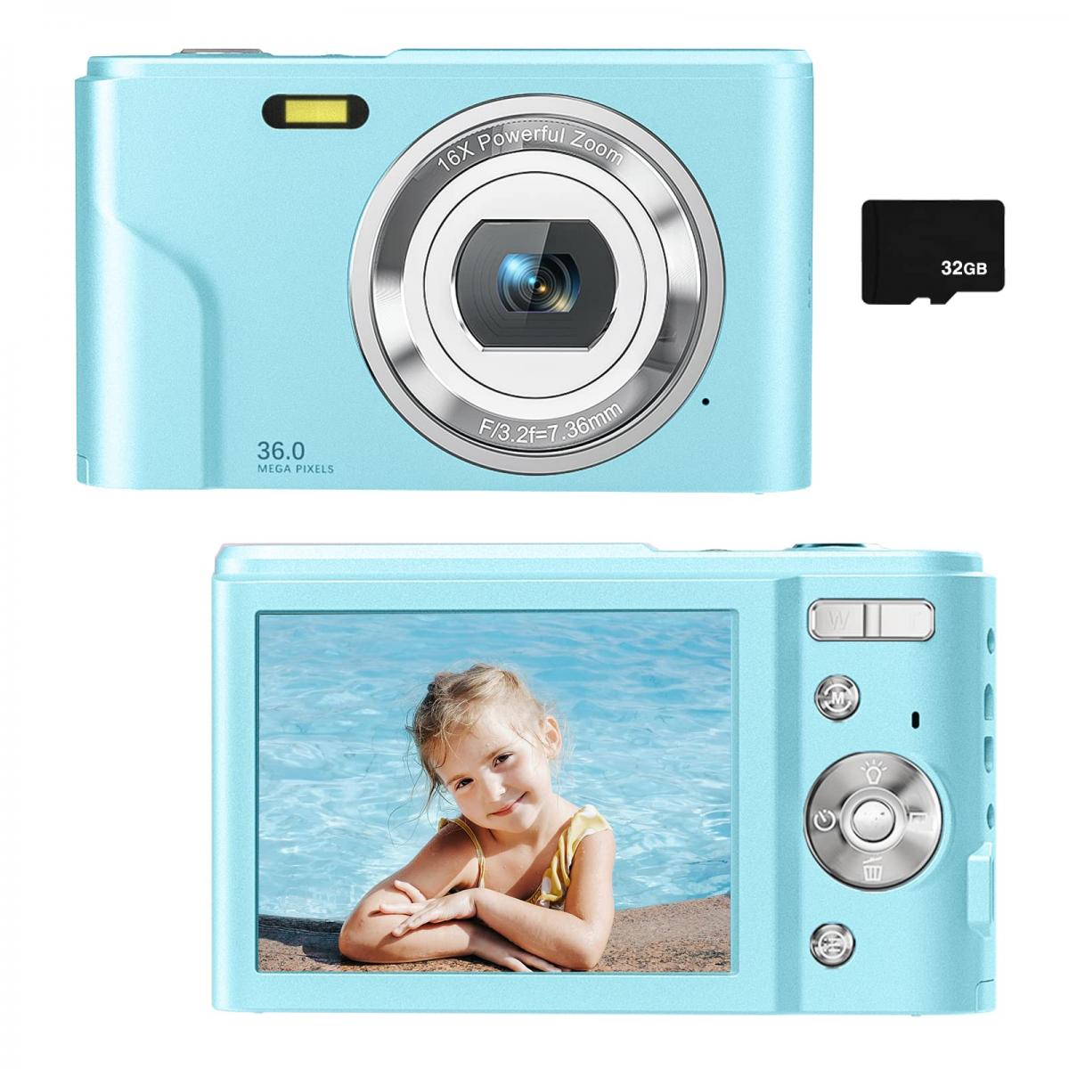4€02 sur Appareil photo numérique portable 1080P 16X Zoom_Co003 - Appareil  photo compact - Achat & prix