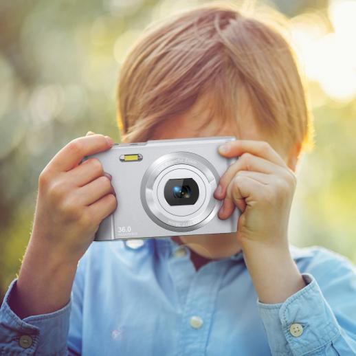 Appareil photo numérique S9 Kids avec objectif réversible, trépied