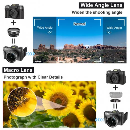 Objectif 2 en 1 Macro + Grand-Angle Photo / Video iPhone iPhone 5