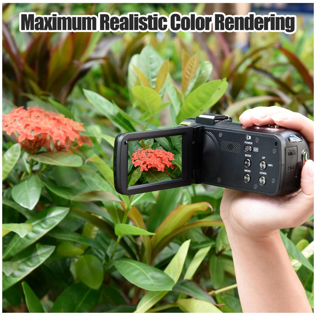 4k Video Camera Camcorder for YouTube Ultra HD 4K 48MP - K&F Concept