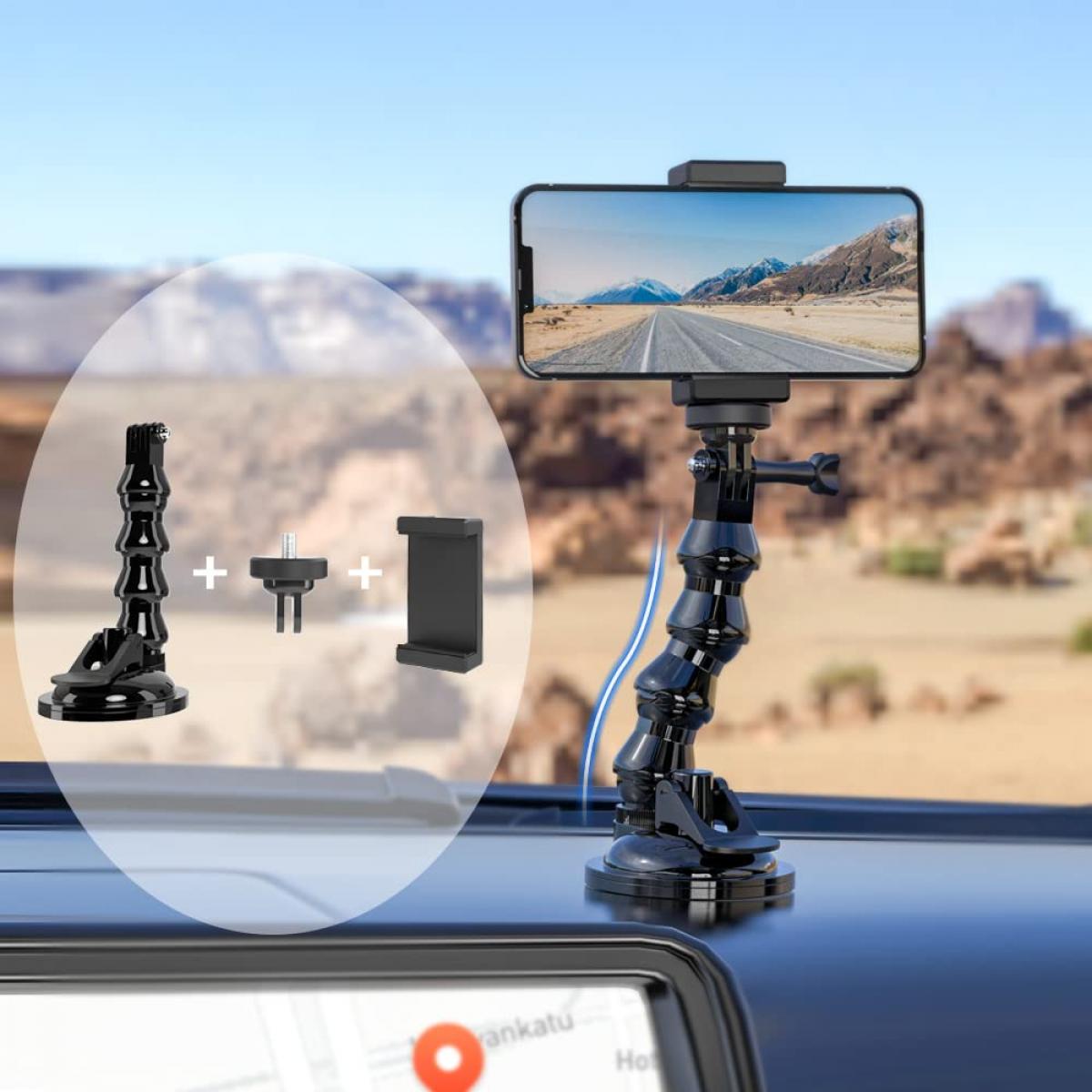Support à ventouse pour GoPro 11, support de caméra d'action