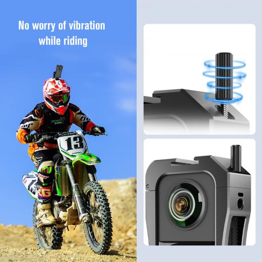 Für Insta360 Go 3 Action Kamera Schutzkäfig Rahmen Dual Adapter Halterung  Mount