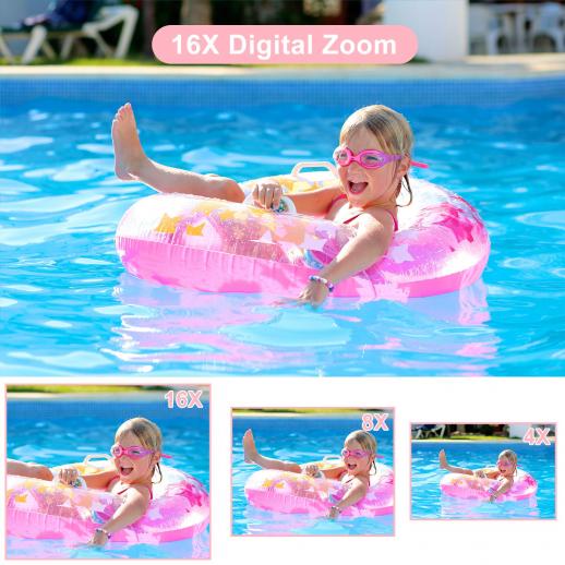 10€ sur Appareil photo enfant, 36MP FHD 1080P, prend en charge le zoom  numérique 16x - Vert - Appareil photo enfant - Achat & prix