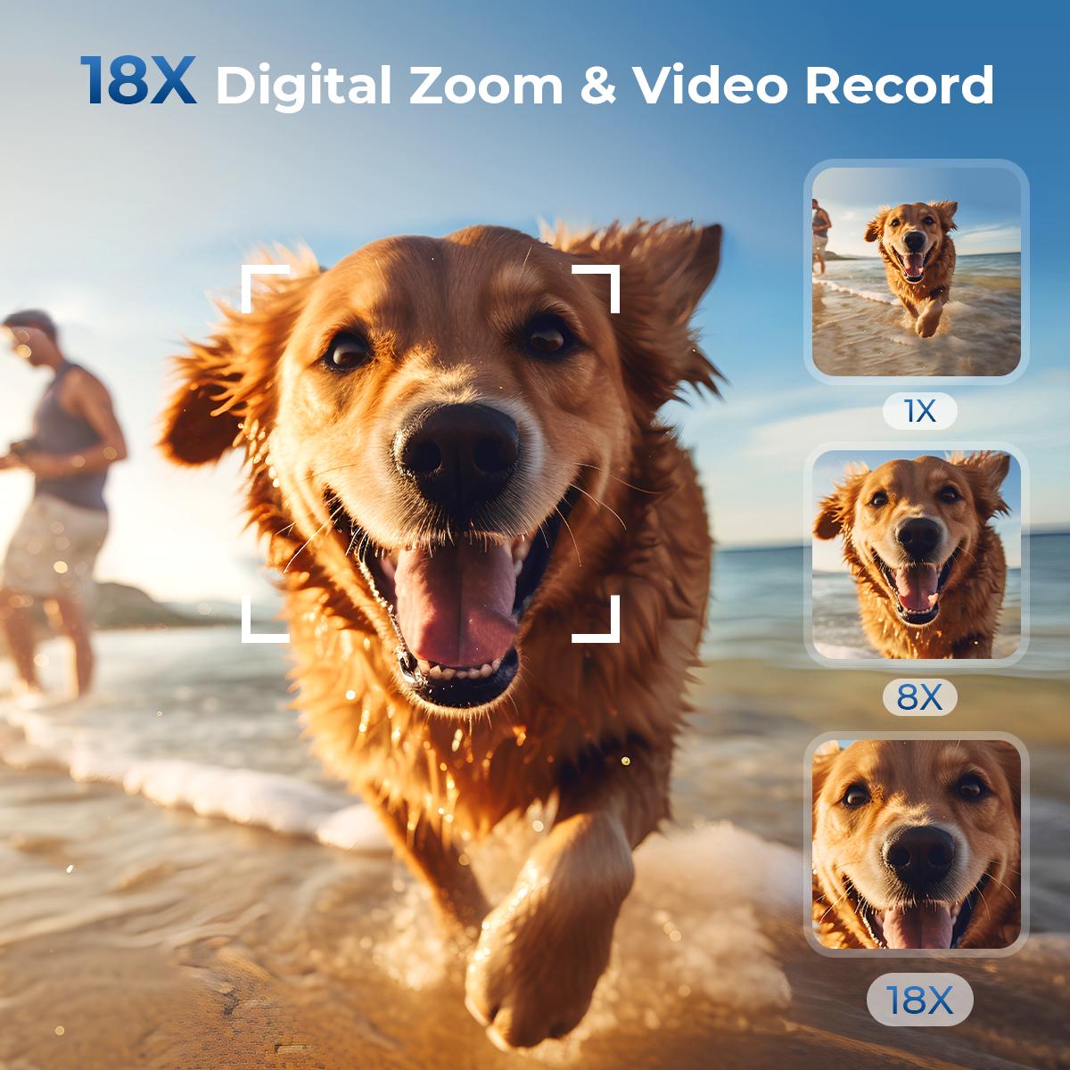 UHD 4k Video Camera Camcorder with 18X Digital Zoom,64MP Digital Camera