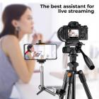 4K Videocamera Professionale 60FPS per Filmaking, Cinema & Fotografia, Videocamera con Zoom 18X, Fotocamera Digitale per Registrazione Video, Schermo Touch Ribaltabile 4in, Treppiedi Leggeri, 64GB, Kentfaith