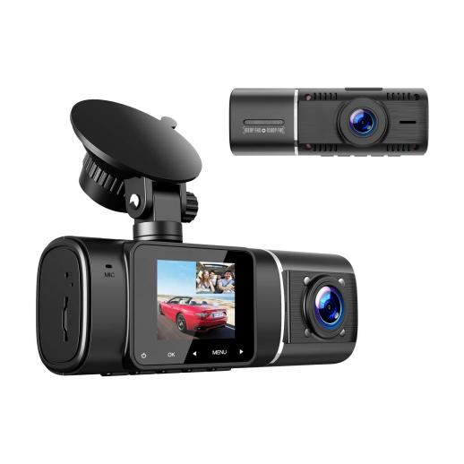 Dashcam mit 1080p HD-Kamera/Dreikanal-Video/Infrarot-Nachtsicht/ Parküberwachung