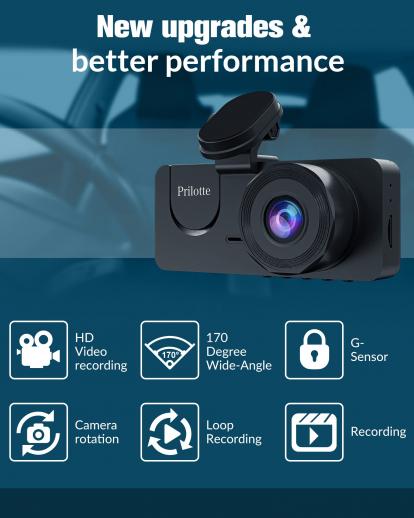Caméra Embarquée Voiture Dashcam Full Hd 1080p Tactile Grand Angle