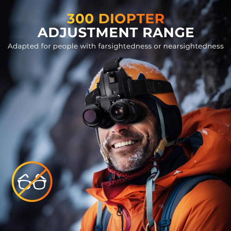 como usar binoculares con gafas 1