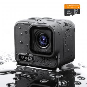 Unterwasser Action Kamera 69ft/21m Caseless wasserdichte 4K 60FPS Video WiFi Verbindung