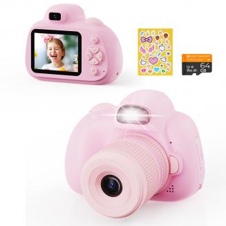 Digital Camera for Kids with Dual 48MP Cameras Auto Focus for 3-12 Years Kids