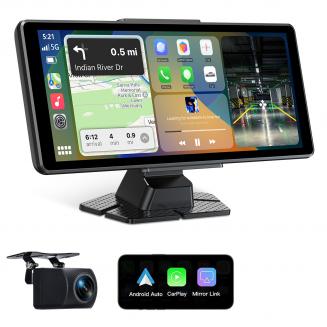 8" Bezprzewodowy ekran CarPlay Android Auto Car Stereo z kamerą zapasową 1080P