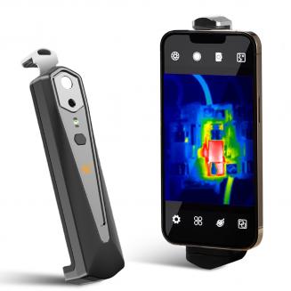 Smartphone Thermische Camera voor iOS-Android met Zichtbaar Licht Camera 256 x 192 IR Resolutie 1000mAh Batterij