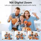 5K 48MP videokamera med vippeskjerm for vlogging, HD WiFi-videokamera med IR-nattsyn, aluminiumstativ, fjernkontroll, egnet for filmproduksjon, YouTube-begynnere