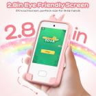 Crianças Smartphone Brinquedos Câmaras Duplas, 2.8" Touchscreen, Sem Internet, Para Meninos Meninas Idade 3-8 KentFaith