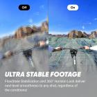 Insta360 X4, Câmera de Ação 360 à Prova d'Água 8K, Vídeo AI 4K, Guardas Removíveis de Bastão Invisível, 135Min