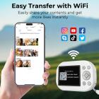 Câmera Digital para Adolescentes, Vídeos 4K Fotos 48MP, Foco Automático, Transferência WiFi, Cartão 32GB, Kentfaith