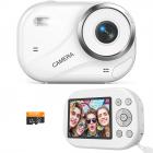 Câmera Digital para Adolescentes, Vídeos 4K Fotos 48MP, Foco Automático, Transferência WiFi, Cartão 32GB, Kentfaith