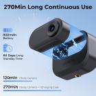 Миниатюрная камера для тела FHD 1080P, 64G, 270 минут записи, носимый POV с антитряской для работы и путешествий, Kentfaith