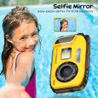Underwater Camera for Kids 4K 48MP, 10FT/3M Vanntett, Dobbeltskjerm, for snorkling svømming Kentfaith