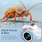 Fotocamera Digitale Compatta, Video 2K Foto 48MP, Bokeh stile DSLR, Zoom 16X, Stabilizzazione EIS, Kentfaith