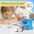 Câmera Instantânea para Crianças, Presentes de Natal e Aniversário para Meninas e Meninos de 3-12 Anos, 24MP 1080P Selfie, Kentfaith (Azul)
