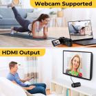 5K videokamera med 10X optisk zoom, 30FPS videokamera, aluminiumstativ, WiFi-overføring, fjernkontroll, 6-aksers stabilisering, doble batterier, Kentfaith