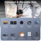 5K 75MP Fotocamera Digitale per Fotografia, Zoom Ottico 20X, Fotocamera WiFi per Vlogging su YouTube con Autofocus & Doppio Obiettivo per Selfie, Schermo Touch 4 pollici, Filtro 52mm Black Mist 1/4 + CPL, Treppiede per Fotocamera, Kentfaith